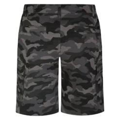 Bigdude Elasticated Waist Cargo Camo Shorts Charcoal -Big Dude Clothing Shop 870e5e92 7faaee6e bd23sh10 07 3