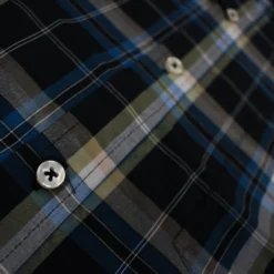 Bigdude Short Sleeve Check Shirt Black -Big Dude Clothing Shop 8730cd4e 9f0952fe 4