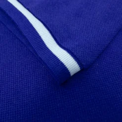 Bigdude Contrast Stripe Placket With Tipped Cuff Polo Shirt Cobalt -Big Dude Clothing Shop 877b6c5a img 8451