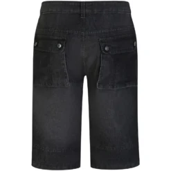 Bigdude Cargo Denim Shorts Black -Big Dude Clothing Shop 885c0053 bd21sh07 03 3