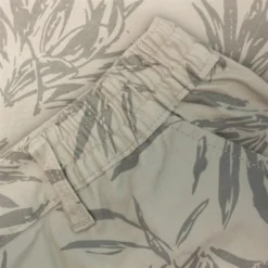 Bigdude Leaf Print Cargo Shorts Stone 9 Bigdude Leaf Print Cargo Shorts Stone -Big Dude Clothing Shop 88664408 closeup1 us25sh08 37 stone