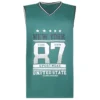Bigdude Sleeveless Basketball Shirt Teal