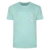 Bigdude Pocket Print T-Shirt Mint Green