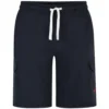 Bigdude Fleece Cargo Shorts Navy