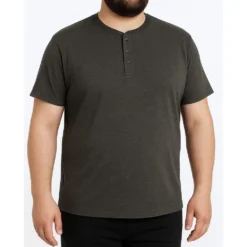 Bigdude Grandad T-Shirt Charcoal -Big Dude Clothing Shop 8cf0dc24 life1 us19ts01 07 charcoal