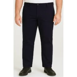 Bigdude Stretch Chino Trousers Navy 16 Bigdude Stretch Chino Trousers Navy -Big Dude Clothing Shop 8d12317d life1 us20tr02 02 navy