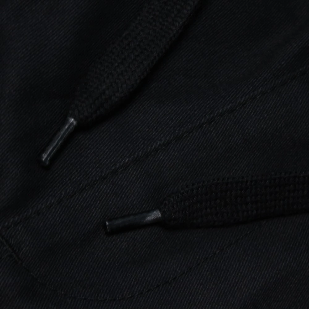 Bigdude Elasticated Waist Zip Pocket Cargo Shorts Black 5 Bigdude Elasticated Waist Zip Pocket Cargo Shorts Black - Image 5