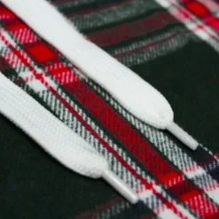 Bigdude Hooded Flannel Checked Shirt Green/Red -Big Dude Clothing Shop 91e4a815 0ecbdc5e 4