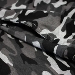 Bigdude Camouflage Print Jogger Shorts Charcoal -Big Dude Clothing Shop 92e63731 img 7934