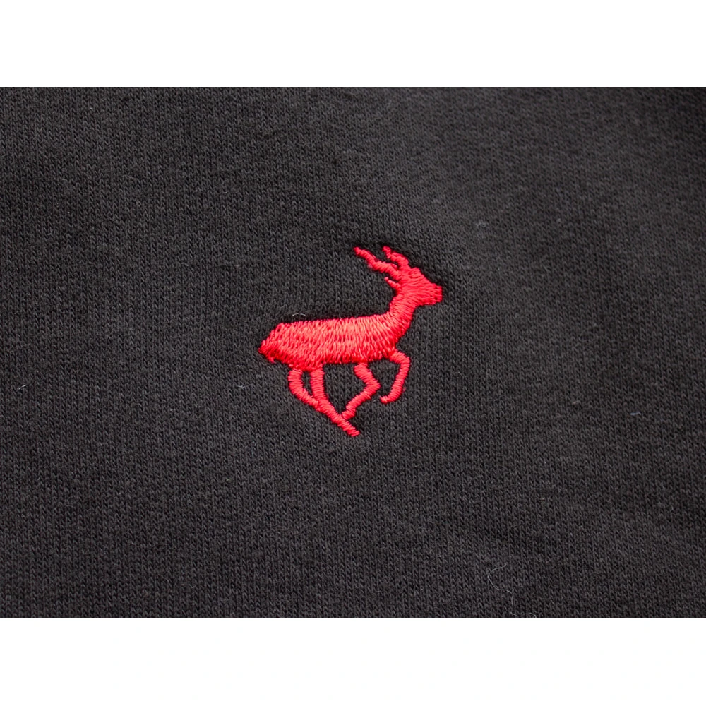 Bigdude Funnel Neck Full Zip Sweatshirt Black 4 Bigdude Funnel Neck Full Zip Sweatshirt Black - Image 4