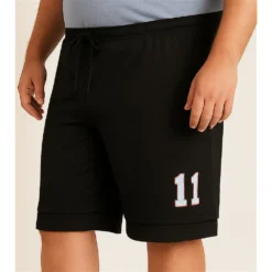 Bigdude Mesh Basketball Shorts Black -Big Dude Clothing Shop 93499506 life2 us25sh05 01 black