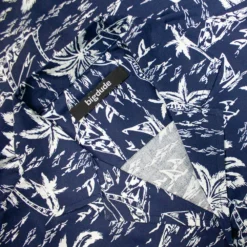 Bigdude Ocean Viscose Relaxed Collar Shirt Navy -Big Dude Clothing Shop 9a13b25d img 1064