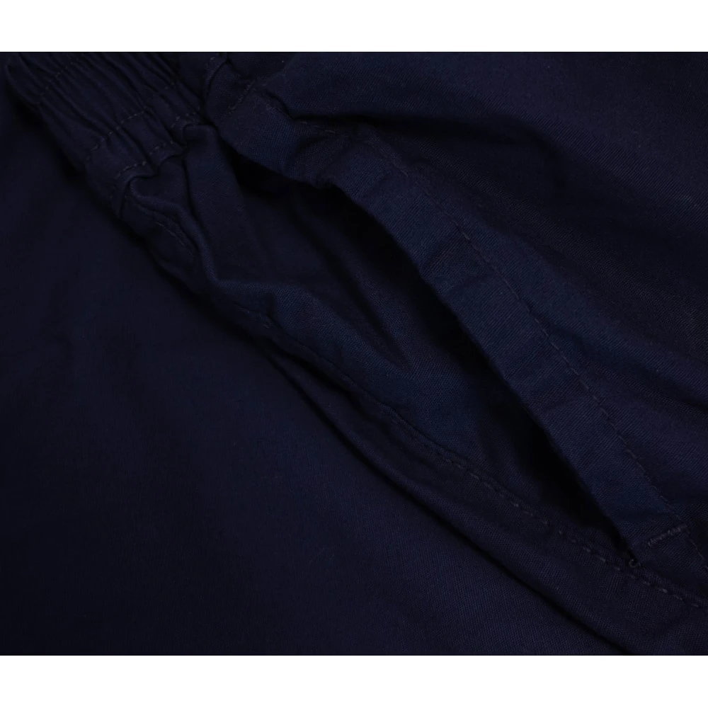 Bigdude Lightweight Elasticated Waist Cargo Trousers Navy 4 Bigdude Lightweight Elasticated Waist Cargo Trousers Navy - Image 4