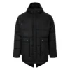 Bigdude Puffer Coat Black