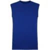 Bigdude Plain Sleeveless T-Shirt Royal Blue