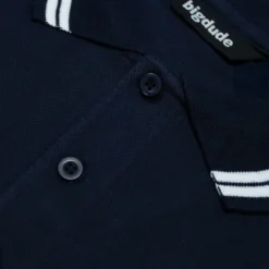 Bigdude Tipped Polo Shirt Navy 11 Bigdude Tipped Polo Shirt Navy -Big Dude Clothing Shop 9e3f1a60 1df3fed1 2