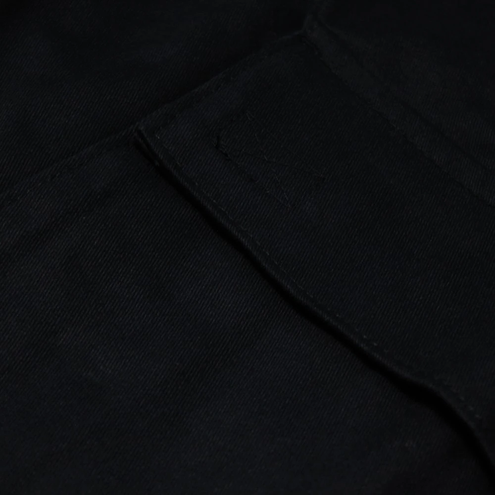 Bigdude Elasticated Waist Zip Pocket Cargo Shorts Black 4 Bigdude Elasticated Waist Zip Pocket Cargo Shorts Black - Image 4