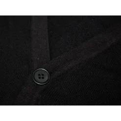 Bigdude Plain V-Neck Knitted Cardigan Black -Big Dude Clothing Shop a21936e0 img 4740