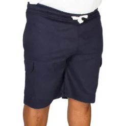 Bigdude Fleece Cargo Shorts Navy -Big Dude Clothing Shop a28aee31 img 8768 clipped rev 1 1