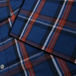 Bigdude Short Sleeve Check Shirt Blue 12 Bigdude Short Sleeve Check Shirt Blue -Big Dude Clothing Shop a4cb45f1 7621363f 3