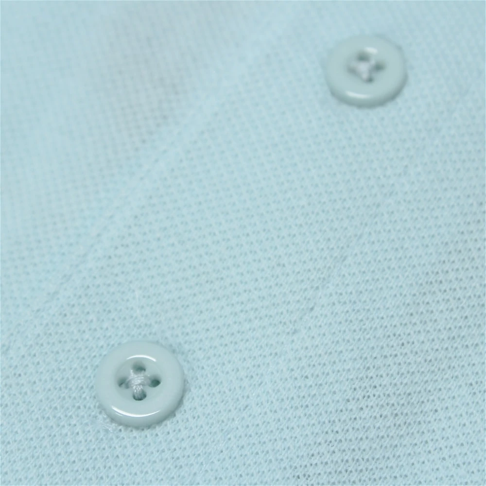 Bigdude Pique Polo With Chunky Tipping Turquoise 3 Bigdude Pique Polo With Chunky Tipping Turquoise - Image 3