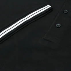 Bigdude Tipped Polo Shirt Black 12 Bigdude Tipped Polo Shirt Black -Big Dude Clothing Shop a78d6d8a 9d73def5 3