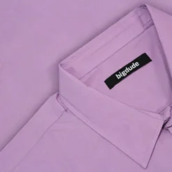 Bigdude Classic Short Sleeve Poplin Shirt Violet 7 Bigdude Classic Short Sleeve Poplin Shirt Violet -Big Dude Clothing Shop aac5850a 135d855b 1
