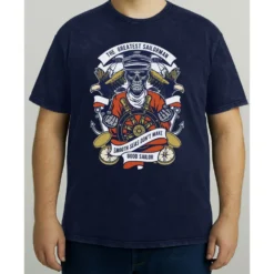 Bigdude Greatest Sailorman Print T-Shirt Acid Wash Navy 11 Bigdude Greatest Sailorman Print T-Shirt Acid Wash Navy -Big Dude Clothing Shop aaef26bf 470b8a95 life1 bd25ts25 02 acidwashednavy