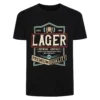 Bigdude Lager Print T-Shirt Black