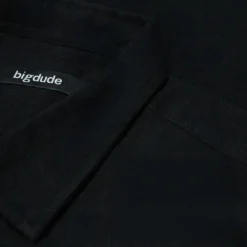 Bigdude Plain Flannel Long Sleeve Shirt Black 9 Bigdude Plain Flannel Long Sleeve Shirt Black -Big Dude Clothing Shop ad600c68 95daa503 120black2015