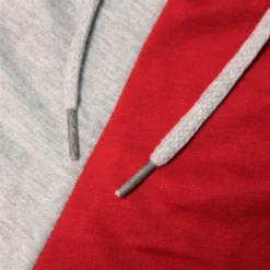 Bigdude Spliced Loopback Shorts Grey Marl/Red -Big Dude Clothing Shop ade2a928 closeup2 us25sh14 17 greymarl