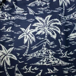 Bigdude Ocean Viscose Relaxed Collar Shirt Navy -Big Dude Clothing Shop b1cf6ef8 img 1063