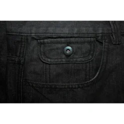 Bigdude Cargo Denim Shorts Black -Big Dude Clothing Shop b2109cc7 bd21sh07 03 black 3