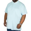 Bigdude Plain Polo Shirt Light Blue
