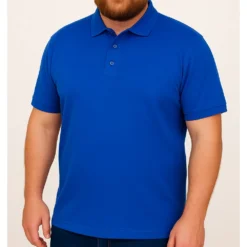 Bigdude Plain Polo Shirt Royal Blue -Big Dude Clothing Shop b68139cc e6bc3009 life1 bd103 05 royal