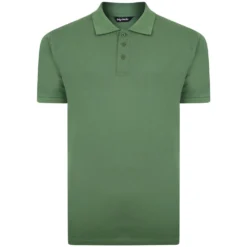 Bigdude Plain Polo Shirt Deep Green