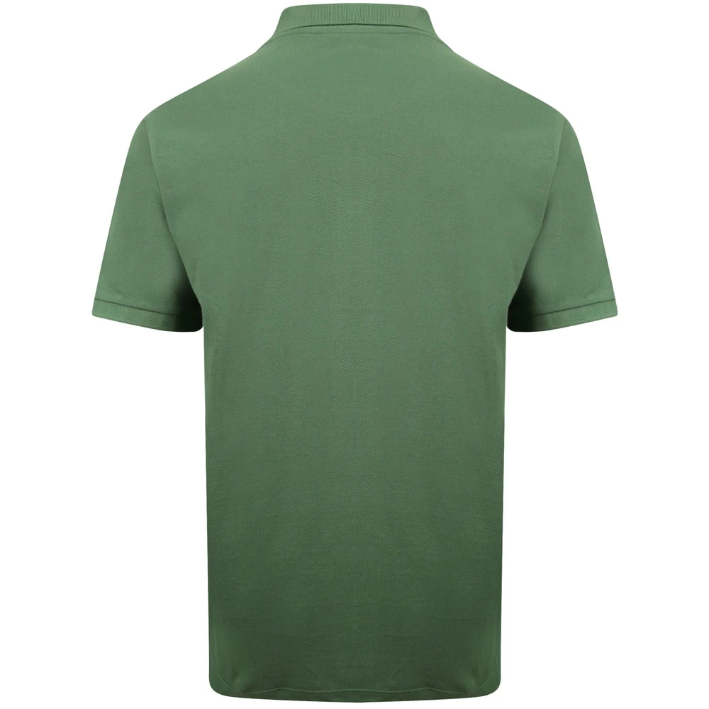 Bigdude Plain Polo Shirt Deep Green 2 Bigdude Plain Polo Shirt Deep Green - Image 2