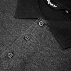 Bigdude Colour Block Polo Shirt Black -Big Dude Clothing Shop c01b825e img 8095