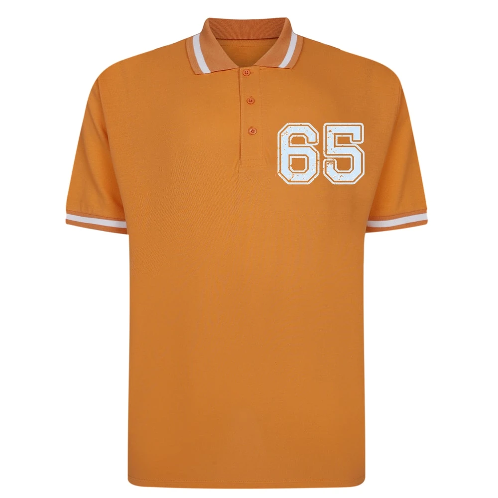 Bigdude 65 Pique Polo Apricot 1 Bigdude 65 Pique Polo Apricot