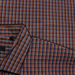 Bigdude Short Sleeve Check Shirt Brown -Big Dude Clothing Shop c2db22ac cffffd78 1 2