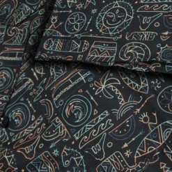 Bigdude Relaxed Collar Ethnic Short Sleeve Shirt Multi 9 Bigdude Relaxed Collar Ethnic Short Sleeve Shirt Multi -Big Dude Clothing Shop c30236a7 d029cf09 2 2