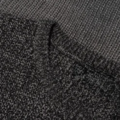 Bigdude Colour Block Knitted Jumper Charcoal Marl -Big Dude Clothing Shop c36c5169 1