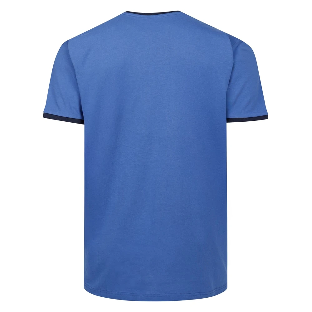 Bigdude American Airways Print T-Shirt Light Denim 2 Bigdude American Airways Print T-Shirt Light Denim - Image 2