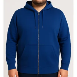 Bigdude Original Full Zip Hoody Royal Blue -Big Dude Clothing Shop c40abf2f life1 us23h04 16 royalblue