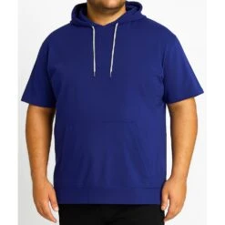 Bigdude Short Sleeve Hoody Cobalt Blue 14 Bigdude Short Sleeve Hoody Cobalt Blue -Big Dude Clothing Shop c44312ac life1 us23h03 51 cobalt