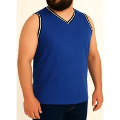 Bigdude Basketball Vest Blue -Big Dude Clothing Shop c8ee8757 aff6716f life2 bd25v07 16 blue