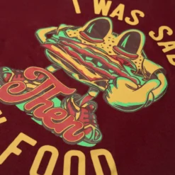 Bigdude Food Print T-Shirt Burgundy 10 Bigdude Food Print T-Shirt Burgundy -Big Dude Clothing Shop cad5e548 024da5c4 2