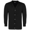 Bigdude Brushed Fleece Cardigan Black