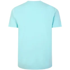 Bigdude Plain Crew Neck T-Shirt Turquoise -Big Dude Clothing Shop cc0b321c be25c01e bdt101 turquoise 2