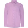 Bigdude Classic Long Sleeve Poplin Shirt Violet